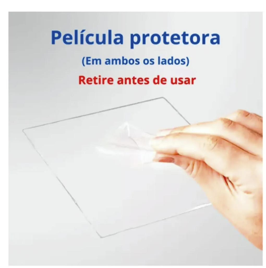 Troféu em Acriílico Cristal 3mm Adesivado com DTF UV md 20x40