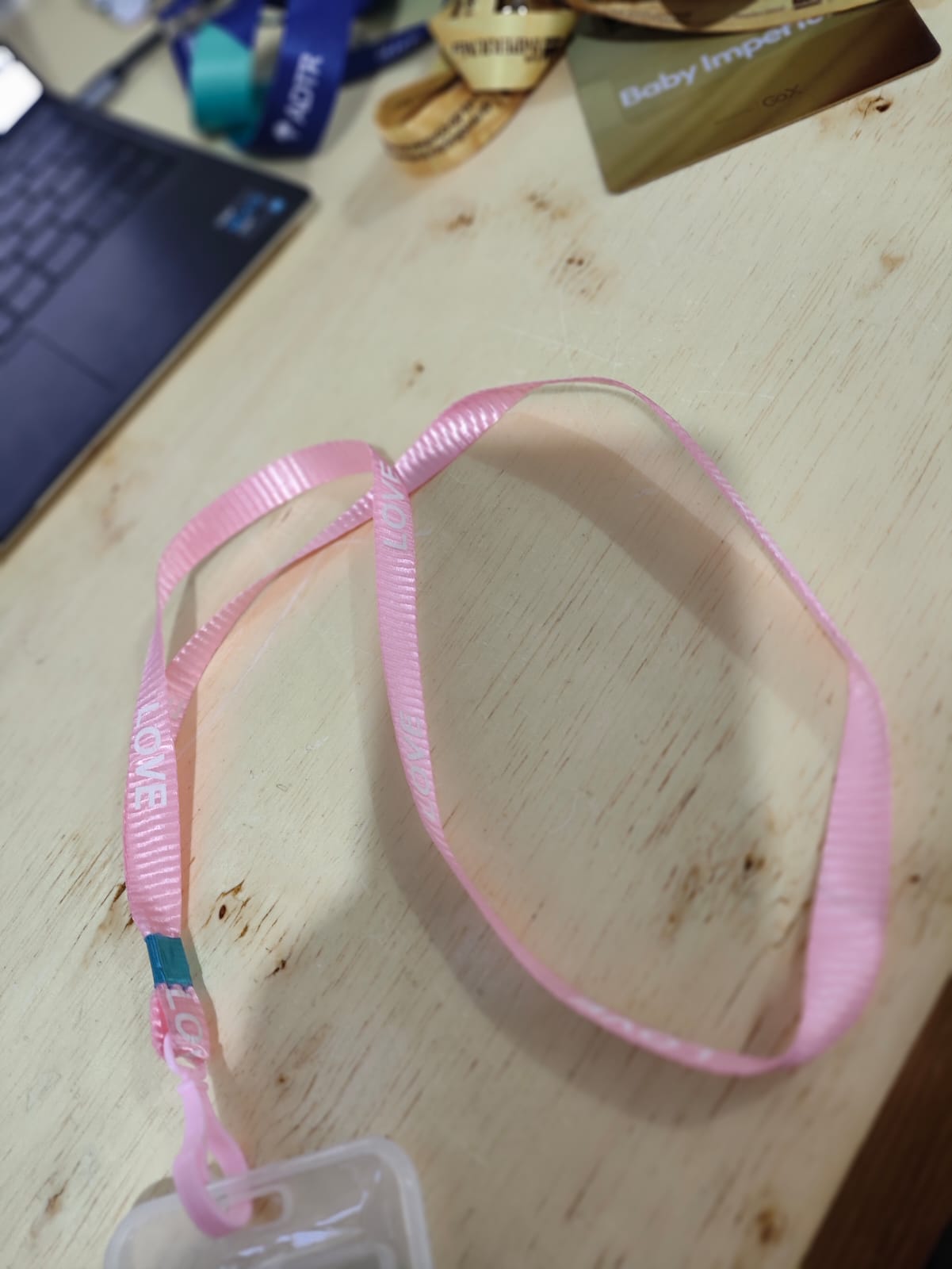 Cordão Fita Acetinada para Credencial com Garra Jacaré