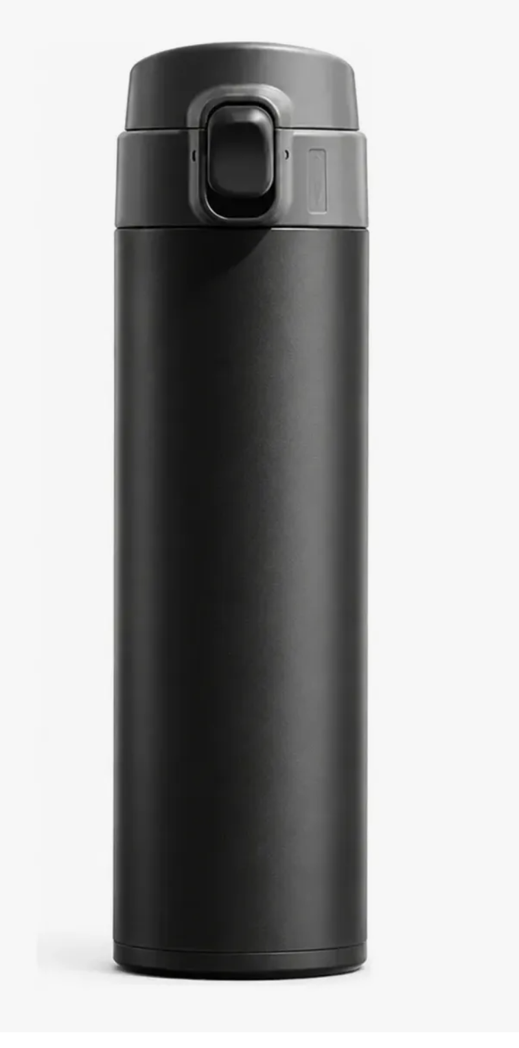Garrafa térmica - dupla parede inox 500ml trava segurança